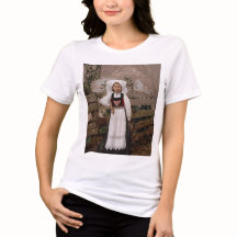 Meisje uit Hardanger in Noorwegen