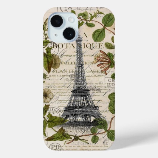 meisje uit liefde parijs - eiffeltoren Case-Mate iPhone case (Achterkant)