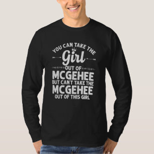 Meisje uit McGEAGE Ar Arkansas Funny Home Roots T-shirt