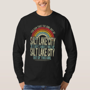 Meisje uit Salt Lake City Utah Thuisstad Thuis Sal T-shirt