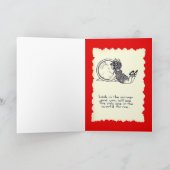  meisje  Valentijnsdag Feestdagen Kaart (Binnen)