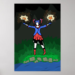 Meisje van 4 juli over Poster