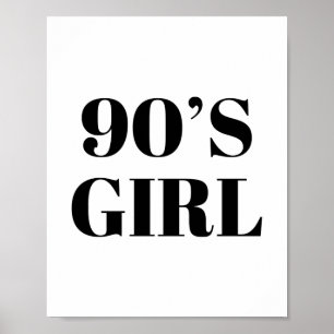 Meisje van 90 poster