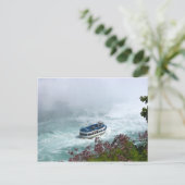 Meisje van de Boot van de Mist bij Niagara Briefkaart (Staand voorkant)