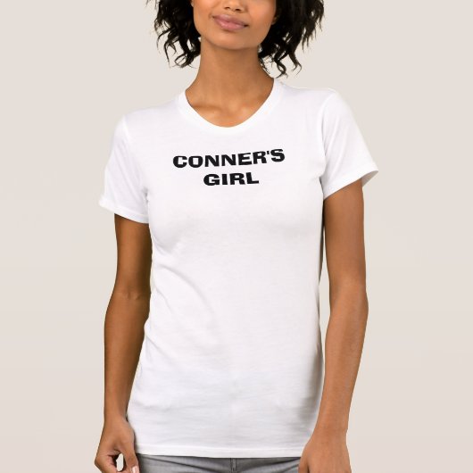 MEISJE VAN DE CONNER T-SHIRT (Voorkant)
