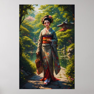 Meisje van de Groene Tuin Poster