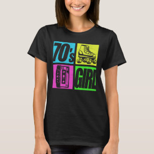 Meisje van de jaren '70 Mode 70 Theme Party S70 T-shirt