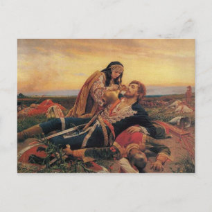 Meisje van het Briefkaart van Blackbird Field