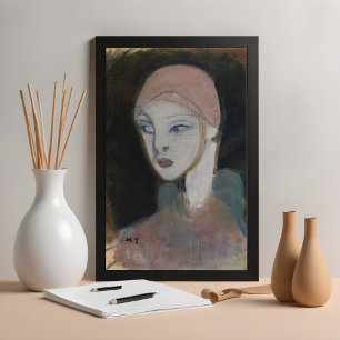 Meisje van het eiland Schjerfbeck Poster