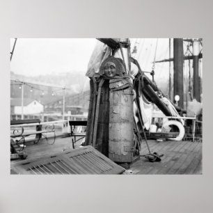 Meisje van hout, folterinrichting: jaren 1910 poster