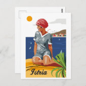 Meisje van Istria Briefkaart (Voorkant / Achterkant)