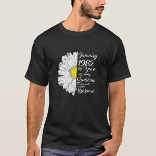 Meisje van januari 1982 40e Zonneuur T-shirt