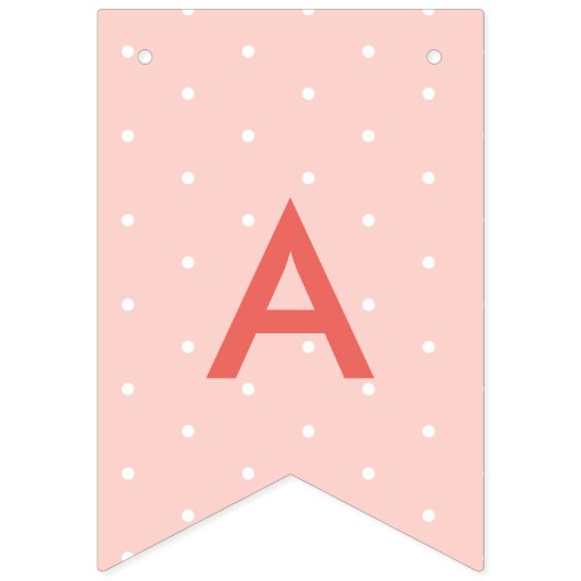 Meisje Verjaardag Roze Bloemen Bunting Vlaggen Ban Vlaggetjes (Derde vlag)