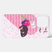 Meisje verliefd Case-Mate iPhone case (Achterkant (horizontaal))