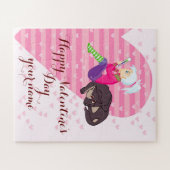 Meisje verliefd legpuzzel (Horizontaal)