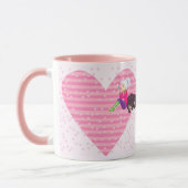 Meisje verliefd mok (Links)