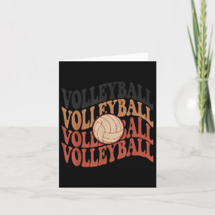 Meisje Volleybal T Shirt Tiener Vrouwen Mama Schat Kaart