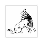 meisje vrouw zelfinktende stempel (Design)