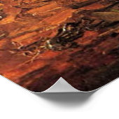 Meisje wit in het bos, Vincent van Gogh Poster (Hoek)