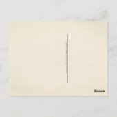 meisje Witch Pumpkin Halloween Briefkaart (Achterkant)