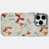 Meisje Woodland Dieren Fox Pattern Case-Mate iPhone Case (Achterkant (horizontaal))