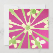 Meisje's 13e verjaardagsfeest kaart (Achterkant)