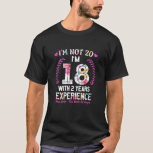 Meisjes 2001 20 20 jaar oud Ik ben 20 jaar oud T-shirt
