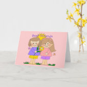 Meisjes 2 van de Vrienden van het Kind van de Kaart (Gele Bloem)