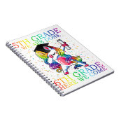Meisjes 5th Grade Afstuderen Magical Unicorn Gift Notitieboek (Rechterzijde)