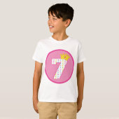 Meisjes 7th Birthday T-shirt (Voorkant volledig)