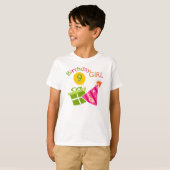 Meisjes 9th Birthday T-shirt (Voorkant volledig)