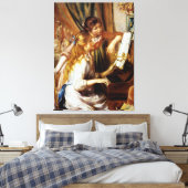 Meisjes aan de Piano Canvas Afdruk (Insitu (Slaapkamer))