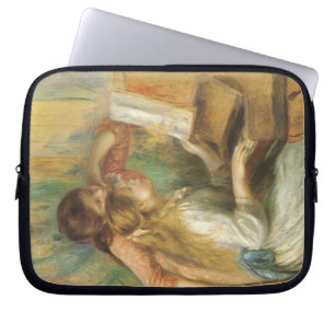 Meisjes aan de piano door Pierre Renoir Laptop Sleeve