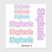 Meisjes Aangepaste naam Vinyl Decals Gepersonalise Sticker (Vel)