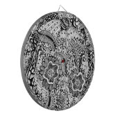 Meisjes Abstracte Floral Dartbord (Voorkant Links)