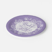 Meisjes Baby Het is koud buiten 7" papier Bord (Gekanteld)