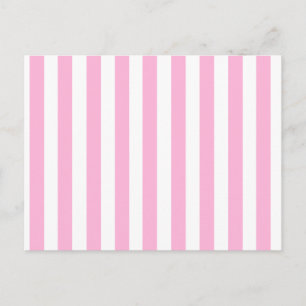 Meisjes Baby Roze Solid Stripes Patroon Briefkaart