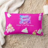 Meisjes baby shower Sierkussen Kussen (Deken)