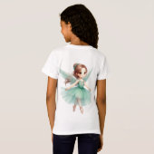 Meisjes Ballerina T-shirt (Achterkant volledig)