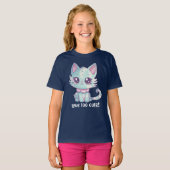 Meisjes' Basic T-Shirt (Voorkant volledig)