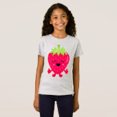 Meisjes' Basic T-Shirt (Voorkant volledig)