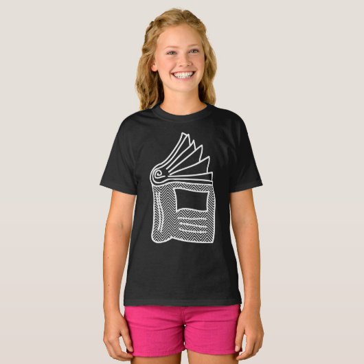 Meisjes' Basic T-Shirt (Voorkant volledig)