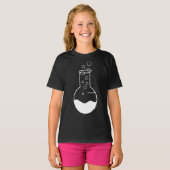 Meisjes' Basic T-Shirt (Voorkant volledig)
