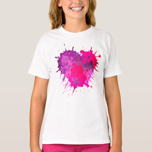 Meisjes' Basic T-Shirt (Voorkant)