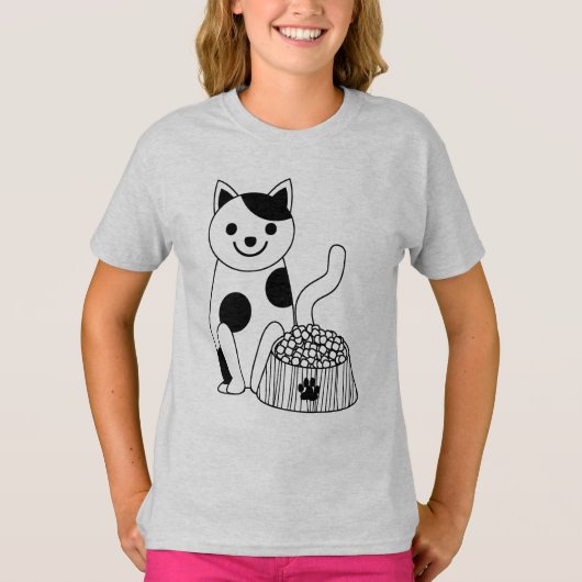 Meisjes' Basic T-Shirt (Voorkant)
