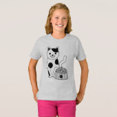 Meisjes' Basic T-Shirt (Voorkant volledig)