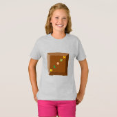 Meisjes Basis T-Shirt Asontwerp CLOWN (Voorkant volledig)