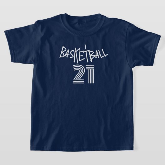 Meisjes Basketbal Basic T-shirt (Laagn)