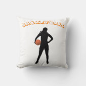 Meisjes Basketbal Custom Sierkussen (Voorkant)
