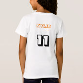 Meisjes basketbal "Ik zie je op het veld" T-shirt (Achterkant)